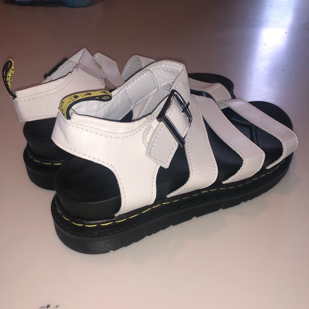 White leather blaire sandals